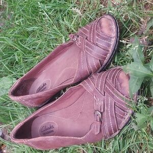 Nice Clark's Brown Shoes